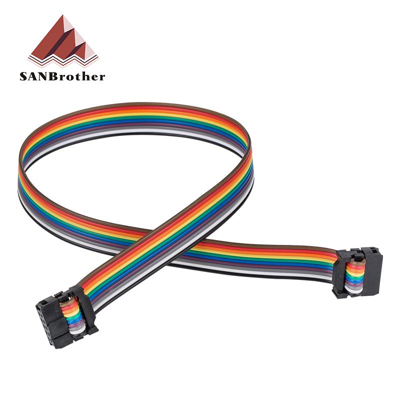 Cáp mở rộng màn hình máy in 3D 10 chân, cáp hiển thị Jumper Ribbon Ribbon linh hoạt cho sê-ri Ender-3/CR-10