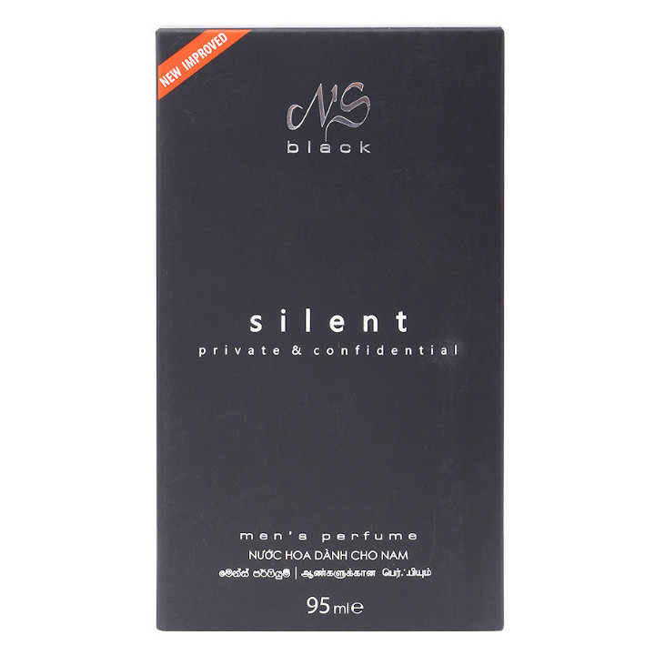 Nước hoa nam NS Black Silent EDP (Eau De Parfum) 95ml