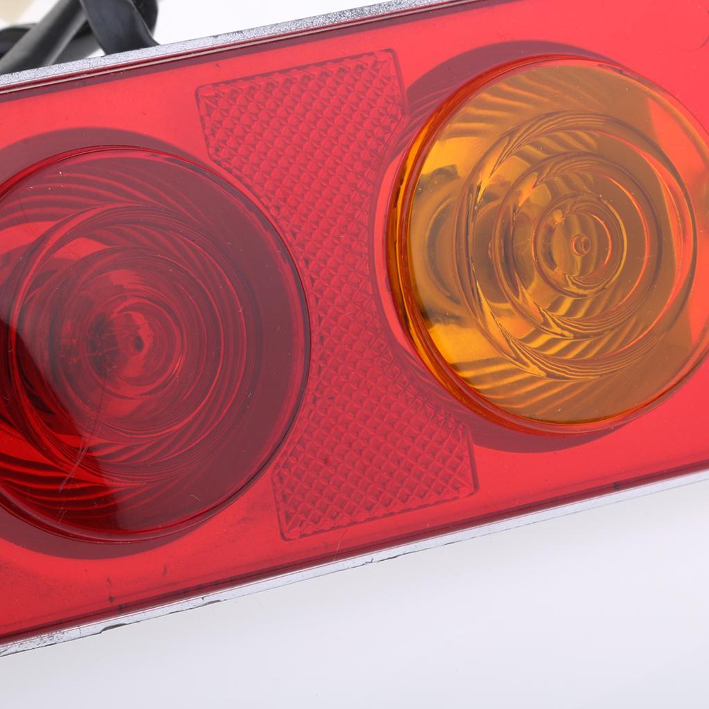 2X Rear Brake Tail Light Panel for 150cc 250cc Go Kart ATV Buggy Quad Bike, Red