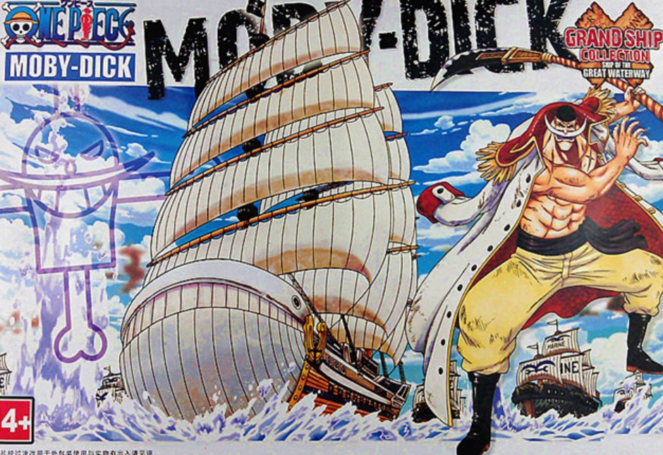Mô hình lắp ráp tàu Moby Dick One Piece + Tặng kèm 1 bộ thẻ bài Pokemon
