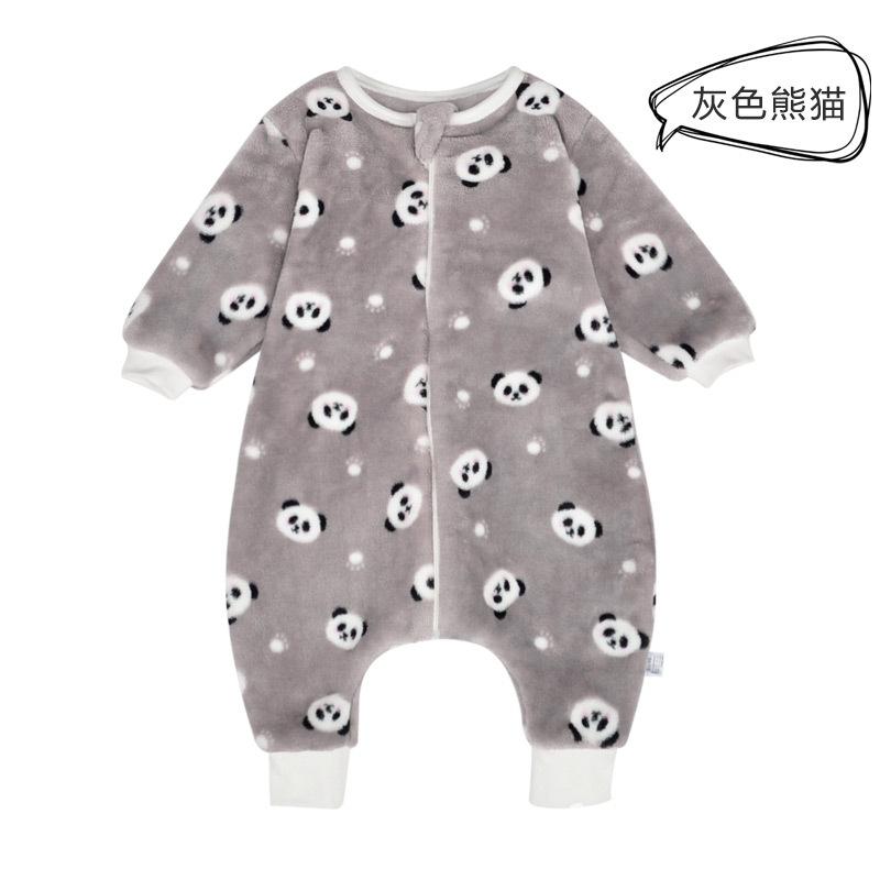 Túi Ngủ Cho Bé Tập Đi Thu Đông Dày Dép Nỉ Sleepsack Chia Chân Cho Trẻ Sơ Sinh Tổ Trẻ Em Mùa Xuân Giường Ngủ