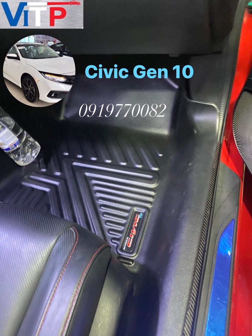 Thảm sàn nhựa đúc khuôn ViTP Honda Civic
