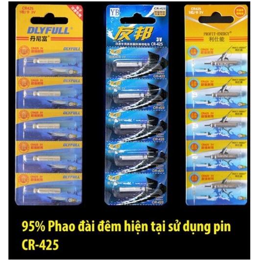 Pin Điện Tử CR-425 Lắp Phao Câu Đài Câu Đêm PIN-CR-425, Pin Phao Đêm