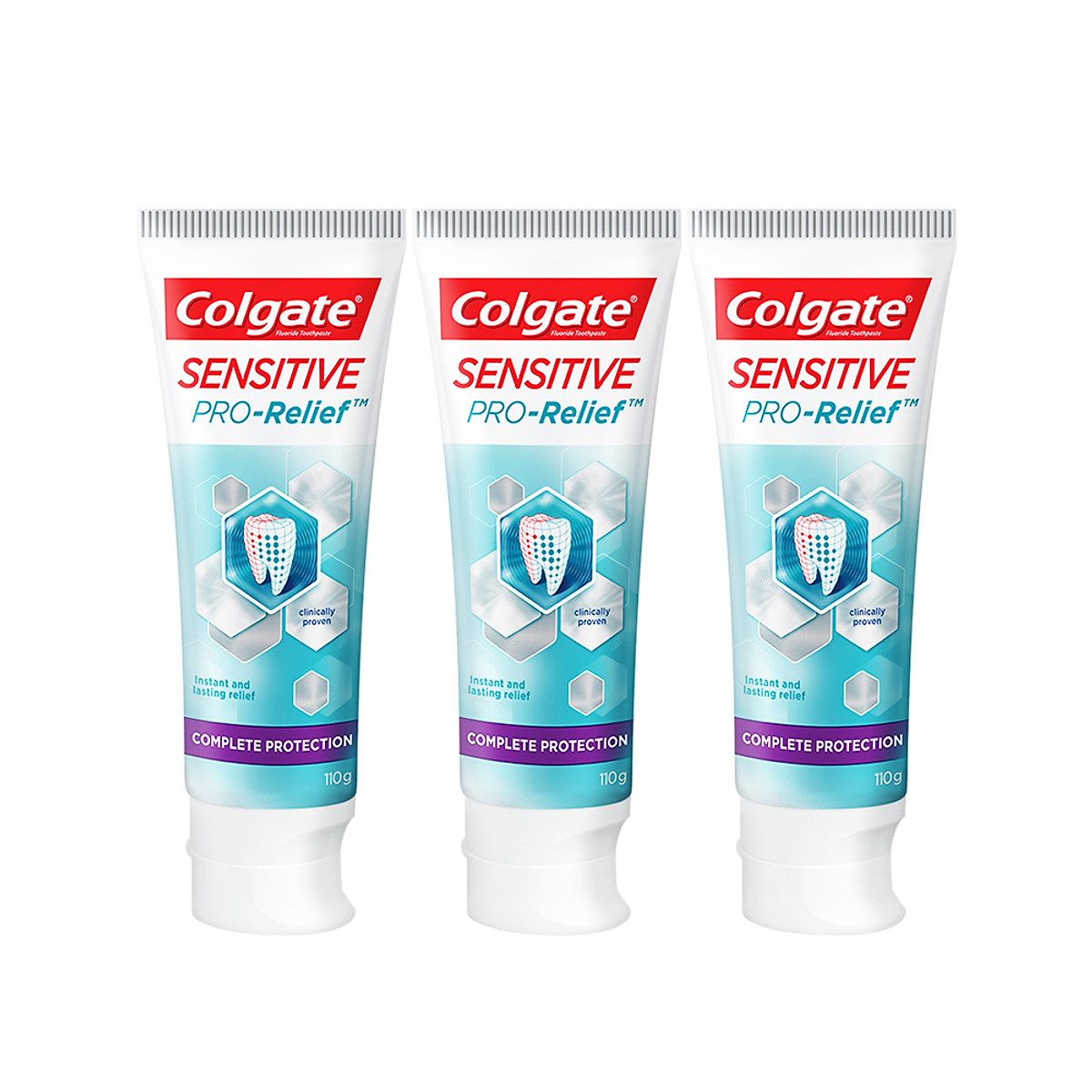 Bộ 3 Kem đánh răng Colgate Sensitive ngăn ê buốt và bảo vệ toàn diện 110g/tuýp