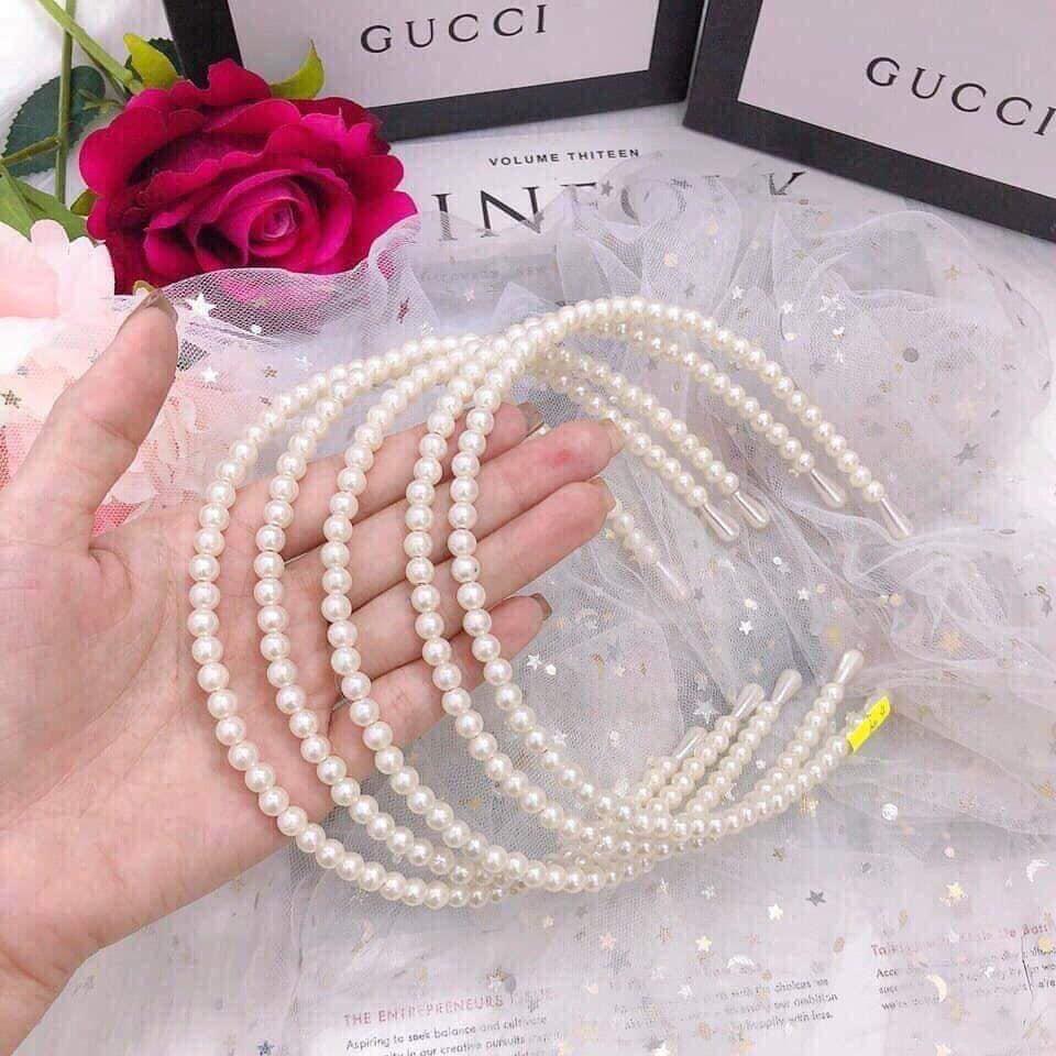 Bờm tóc đính ngọc nhân tạo