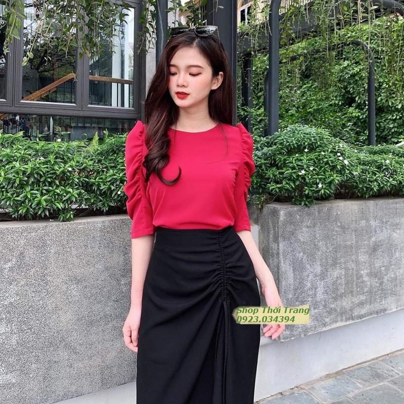 CHÂN VÁY CHỮ A DÂY RÚT SIÊU XINH