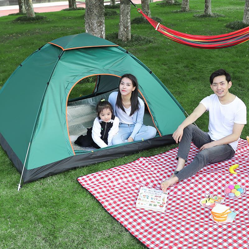 ĐỒ DÙNG ĐI PHƯỢT - Lều cắm trại gấp gọn thông minh loại rộng 2-3 người ở được, phù hợp cho cá nhân, gia đình, nhóm người dùng khi đi du lịch, dã ngoại ngoài trời, thiết kế chống thấm