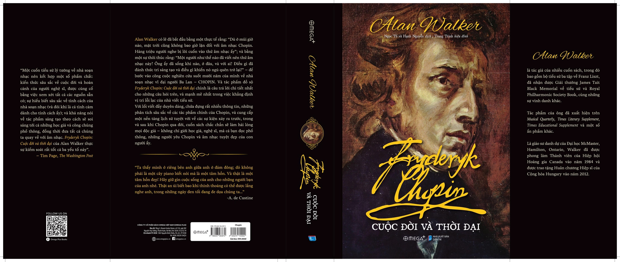 Hình ảnh Fryderyk Chopin - Cuộc Đời Và Thời Đại - Alan Walker - nhiều dịch giả - (bìa cứng áo ôm)