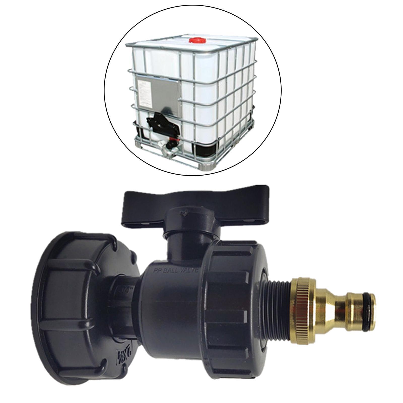 IBC Water Tank Hose Adapter ABS IBC Tank Adapter Replacement Water Tank Connector