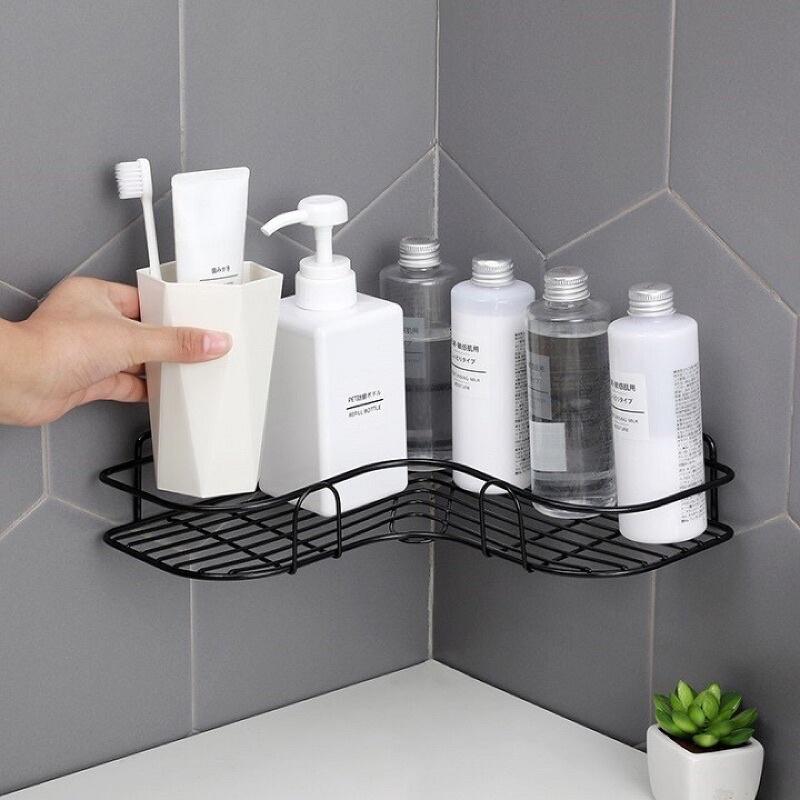 Kệ Góc Đựng Đồ Nhà Tắm Dán Tường , Kệ Nhà Tắm Dán Tường