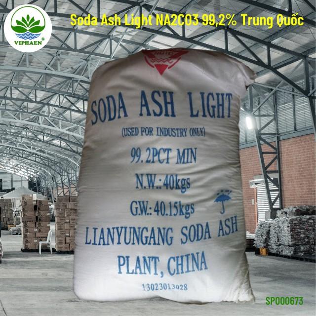 Soda Ash Light NA2CO3 99,2% Trung Quốc (Bao 40kg)