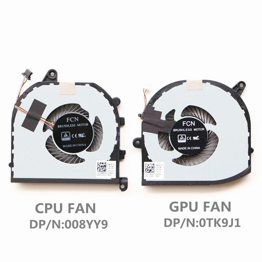 Quạt Tản Nhiệt Cpu Dp / N: 008y9 Dp / N: 0tk9j1 Cho Dell Xps15 9570 Gpu