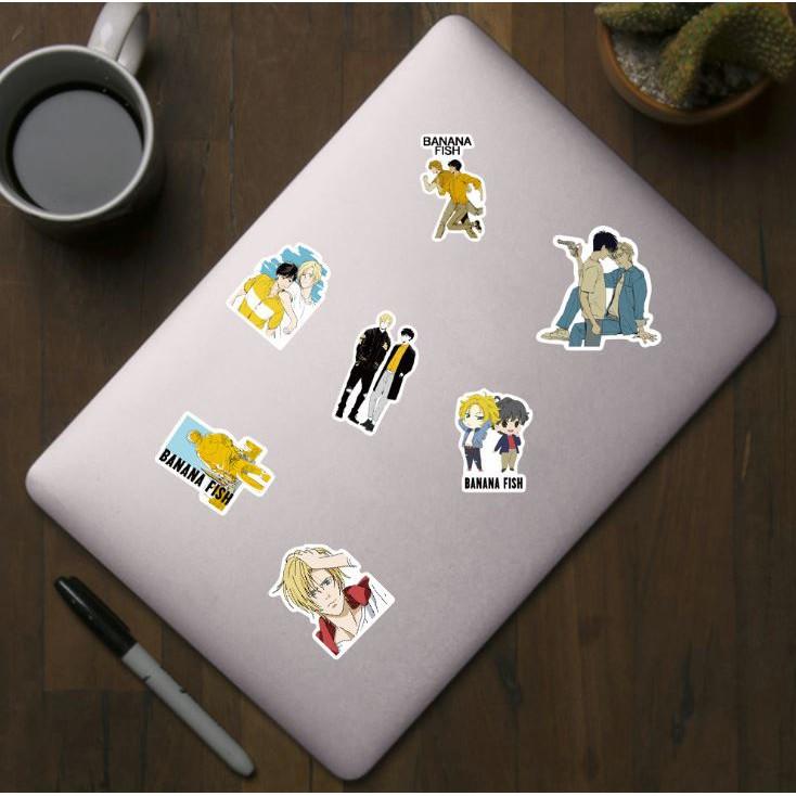 Sticker dán cao cấp Anime Nhật Bản BANANA FISH Cực COOL ms#141