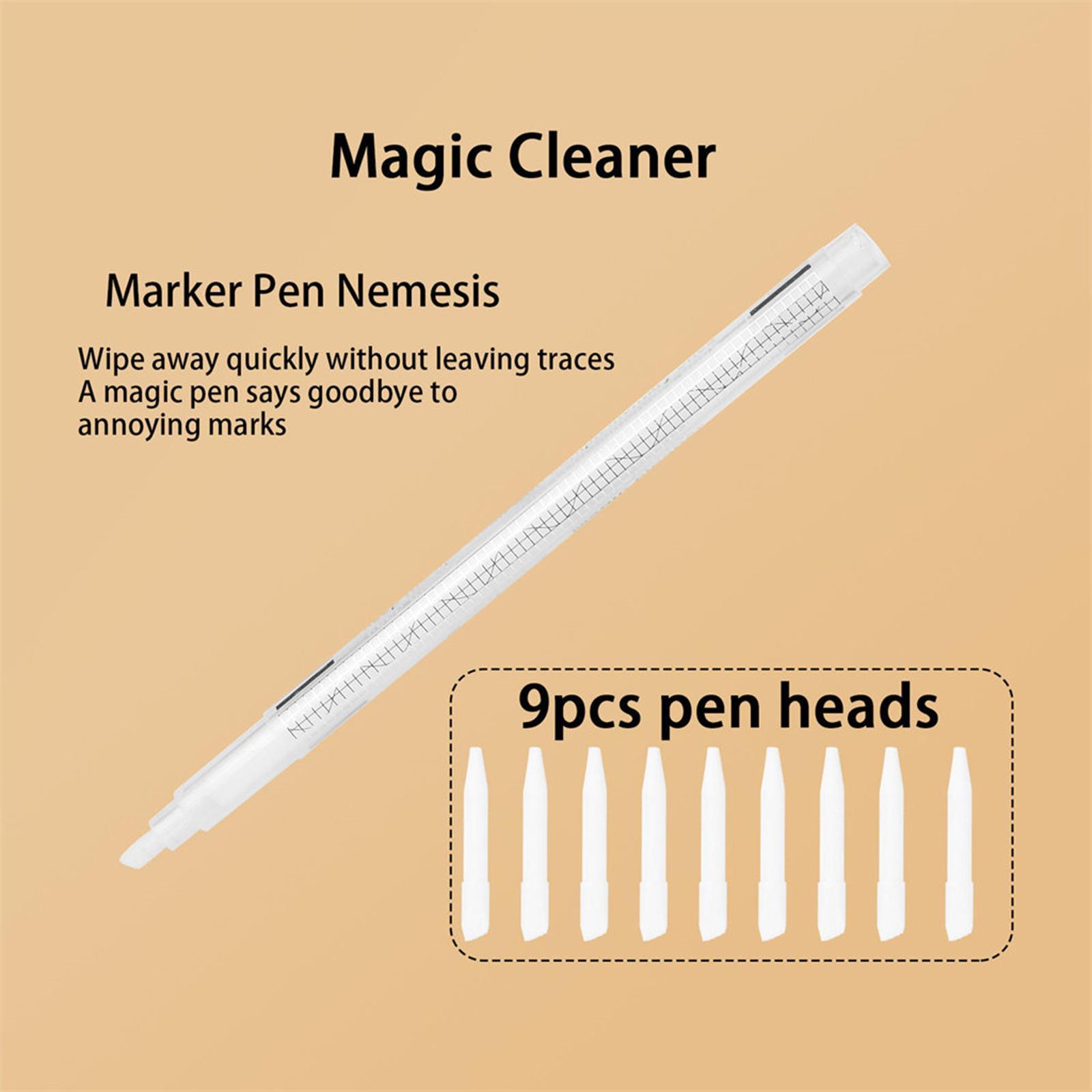 3Pcs Skin Marker Wiping Pen Widely Used Gentle for Eyebrow Lip Quickly Clean
