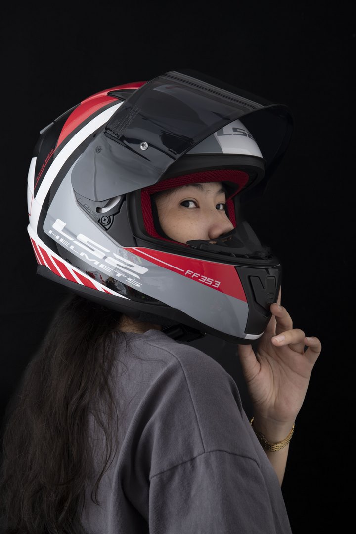 Mũ Bảo Hiểm Fullface LS2 FF353 Rapid New 2023 - không kèm đuôi gió