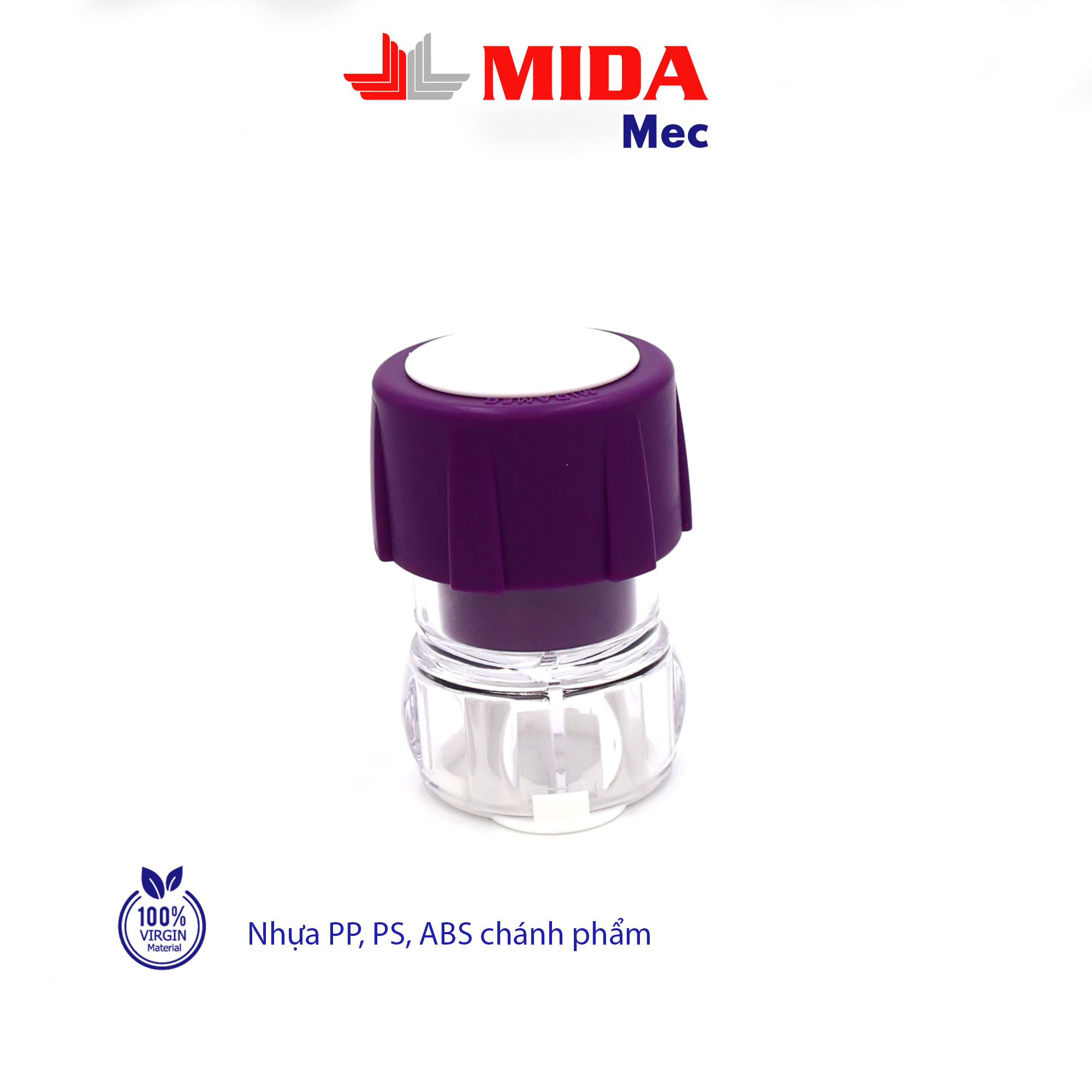Dụng cụ nghiền thuốc MidaMec - Màu Tím