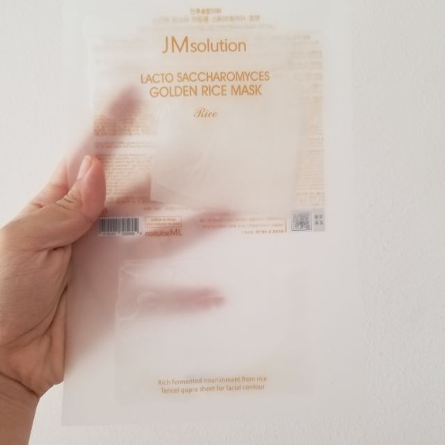 Mặt Nạ Dưỡng Sáng Da Chiết Xuất Gạo Vàng JM Solution Lacto Saccharomyces Golden Rice Mask 30ml