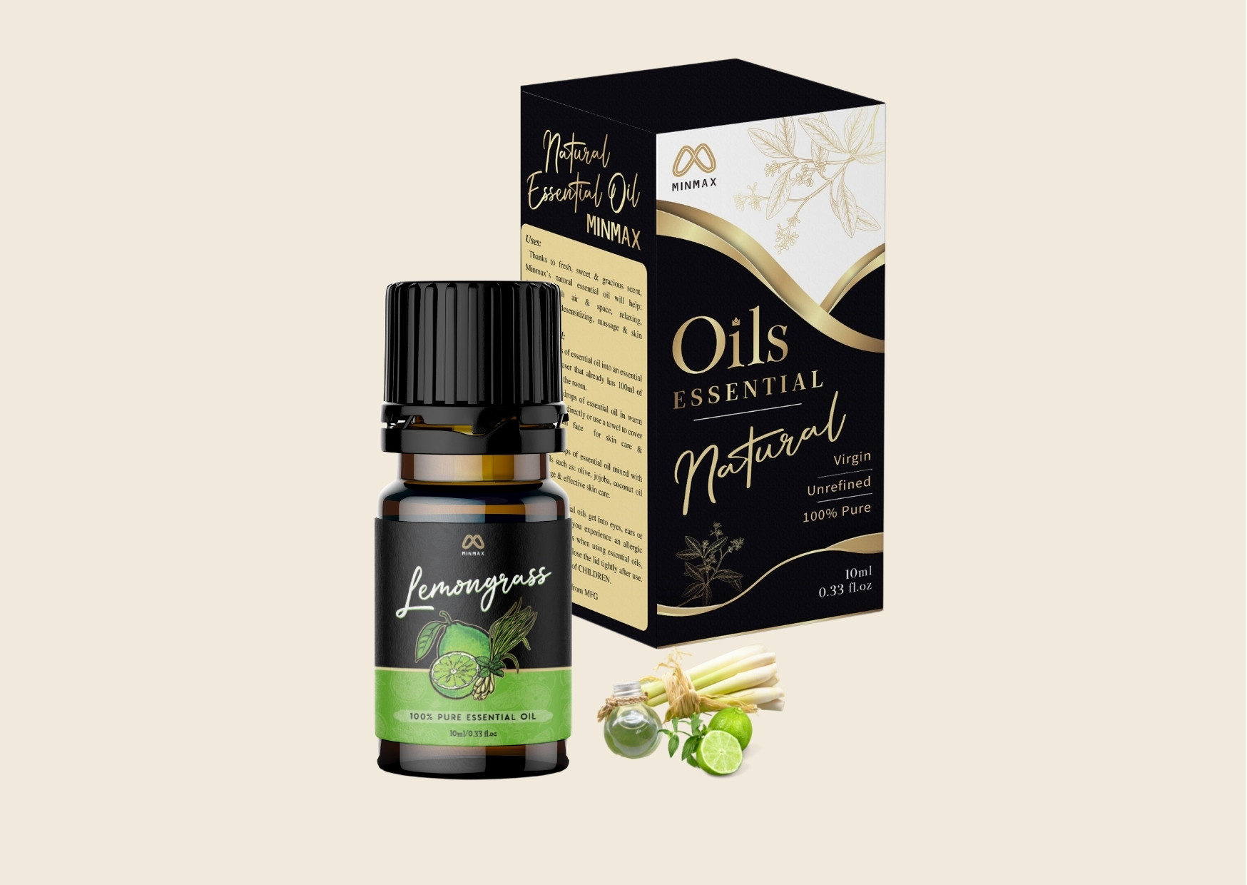 Tinh dầu Sả Chanh MINMAX 10ml