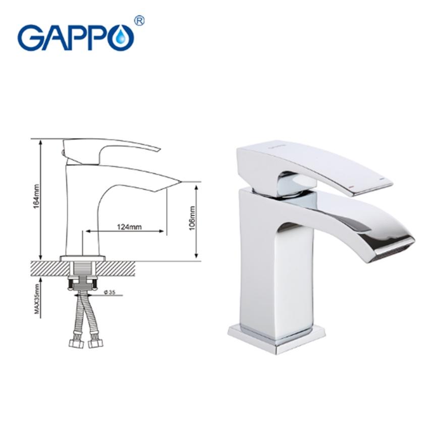 VÒI LAVABO NHẬP KHẨU NGA GAPPO G1007 - HÀNG CHÍNH HÃNG