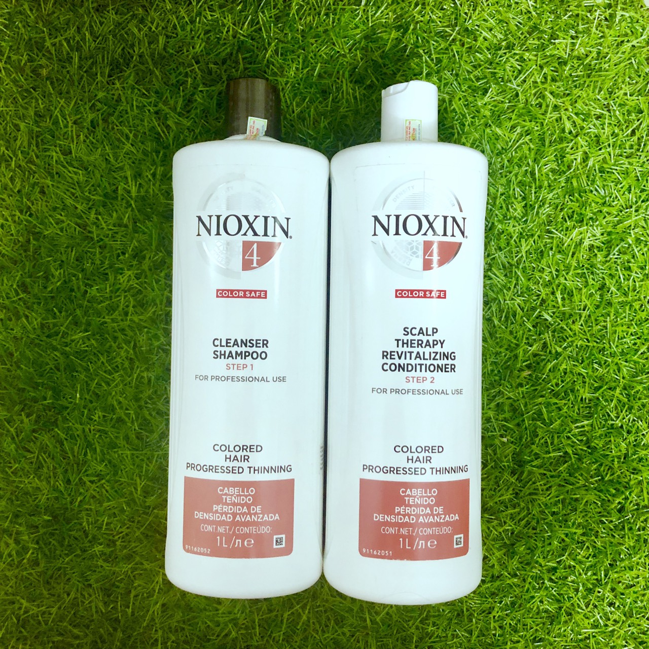 Bộ dầu gội xả Nioxin 4 Colored Hair Progressed Thinning cho tóc nhuộm có dấu hiệu thưa rụng Mỹ 1000ml