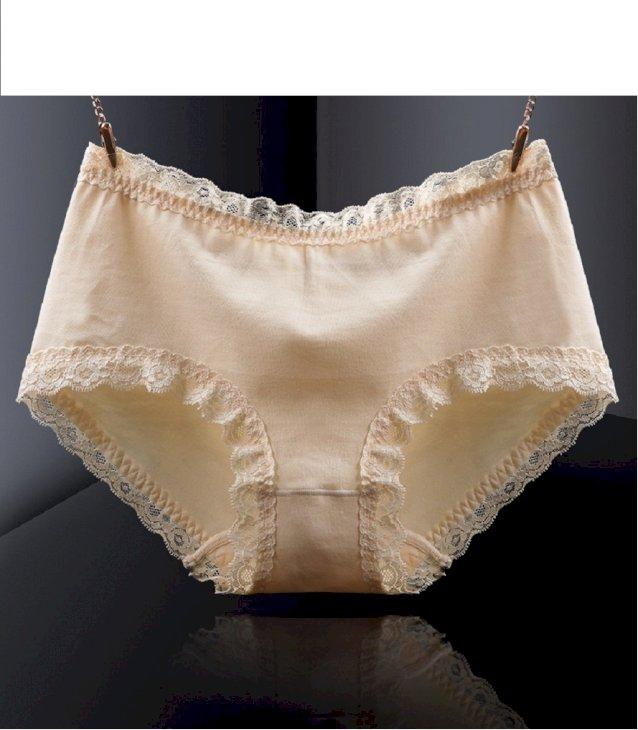 SET05 quần lót cotton pha 3 viền ren