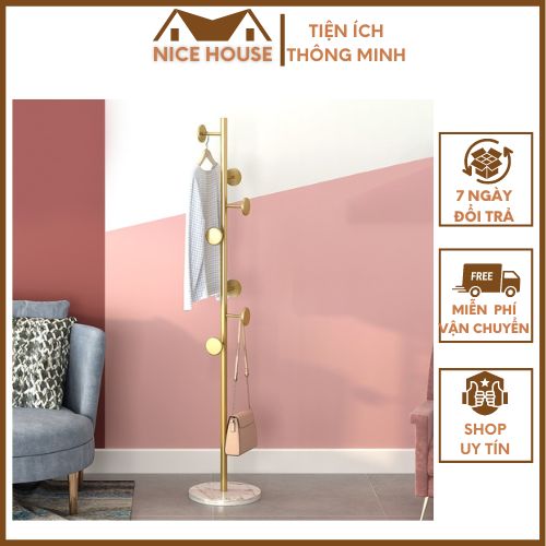 Cây Treo Quần Áo Decor Phòng Khách Phòng Ngủ Kiểu Dáng Sang Trọng Cây Treo Đồ Túi Xách  Mũ