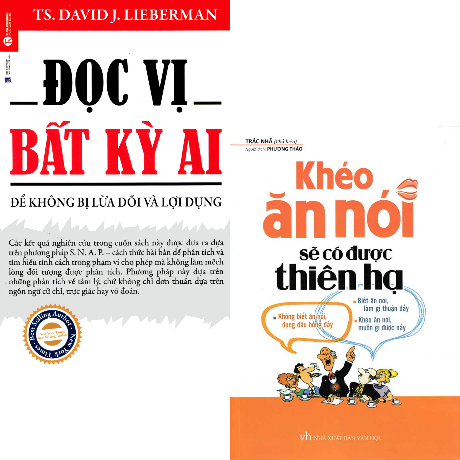 Combo Đọc Vị Bất Kỳ Ai + Khéo Ăn Nói Sẽ Có Được Thiên Hạ (Bìa Mềm) (Tái Bản)