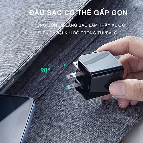 Cốc sạc Aukey Minima 1Type-C 30W PA-Y30S - Hàng chính hãng