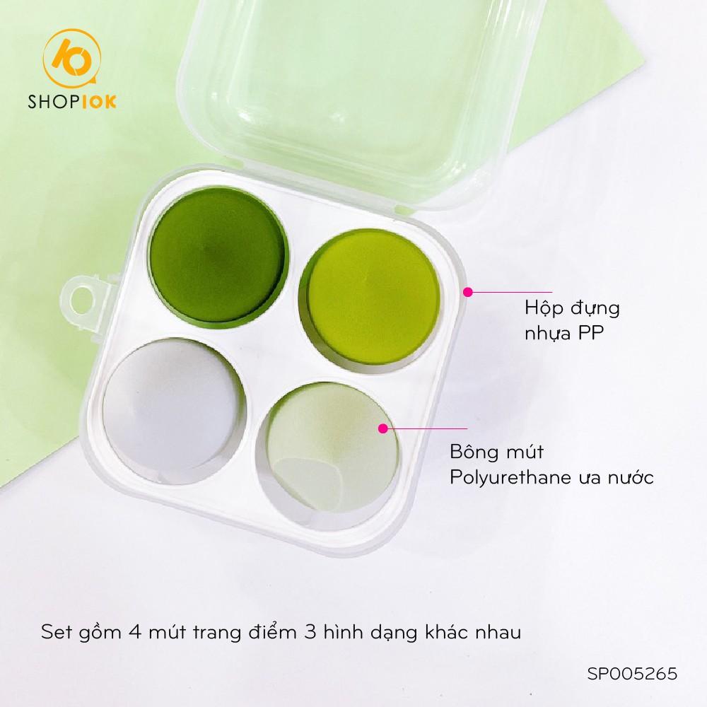 Bông Trang Điểm tán kem nền, mút trang điểm Tán Kem Nền Hình Hồ Lô, Giọt Nước - SP005265