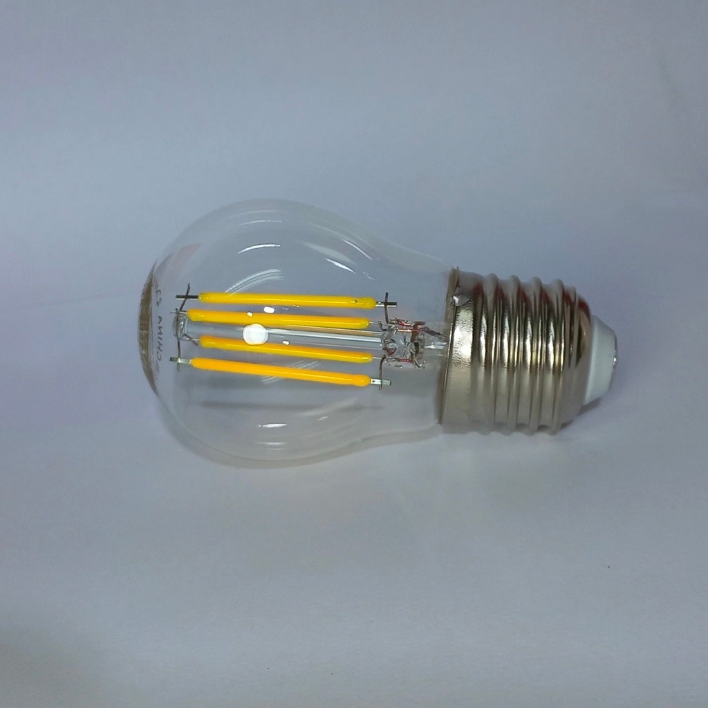 Bóng Đèn Led Edison G45 4 Tim 4W Trang Trí Nhà Cửa, Quán Cà Phê, Nhà Hàng 7X4Cm