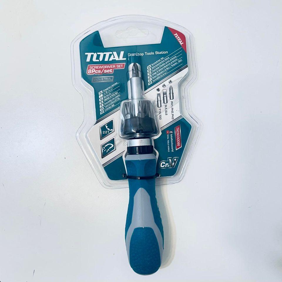 BỘ 8 TUA VÍT TOTAL TACSD30086 - HÀNG CHÍNH HÃNG