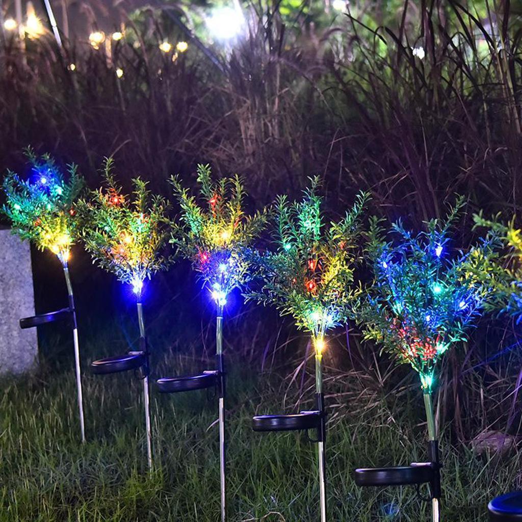 Solar Garden Lights Tree Outdoor Solar Christmas Tree Lights Ground Light