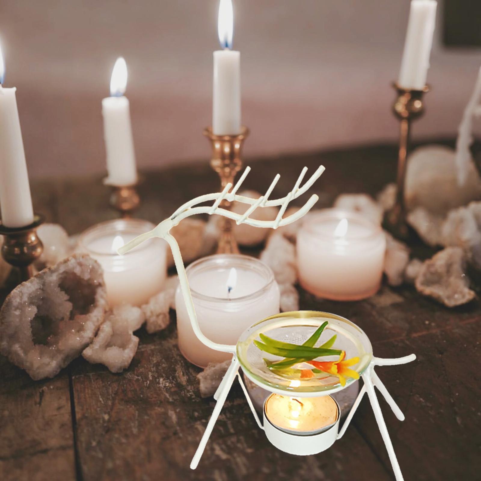 Tealight Candle Holder Essential Oil Burner Scented Warmer Decors