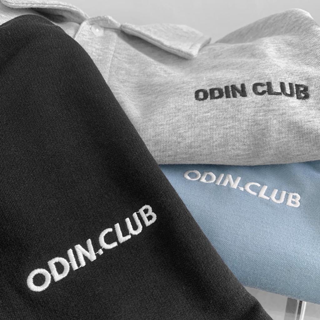 Áo Polo Oversize ODIN CLUB Signature, Áo phông có cổ oversize nam nữ, Local Brand ODIN CLUB