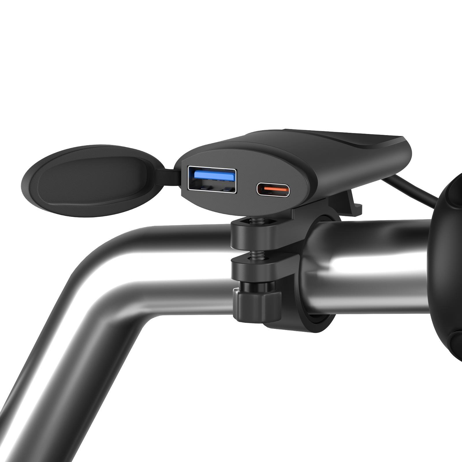 Motorcycle Handlebar Phone Charger Phone Charger Motorcycle Handlebar Mount