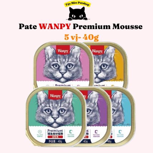 Pate Wanpy Premium nhiều vị/pate mịn cho mèo kén ăn -40g