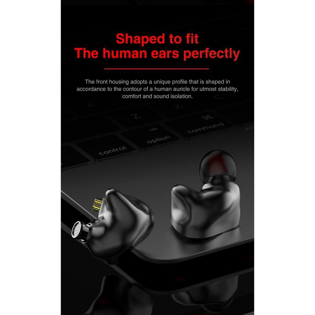Tai nghe nhét tai TRN BA5 5BA 2 chấu IEM HIFI V90/ZSX/C12/AS10 bằng kim loại tháo rời được