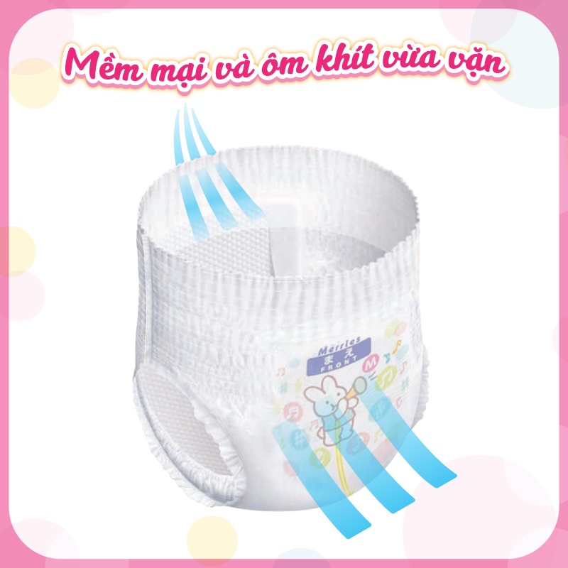 Tã/bỉm quần Merries size XL - 38 miếng