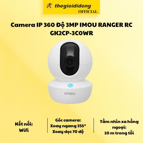 Camera IP 360 Độ 3MP IMOU RANGER RC GK2CP-3C0WR - Hàng Chính Hãng