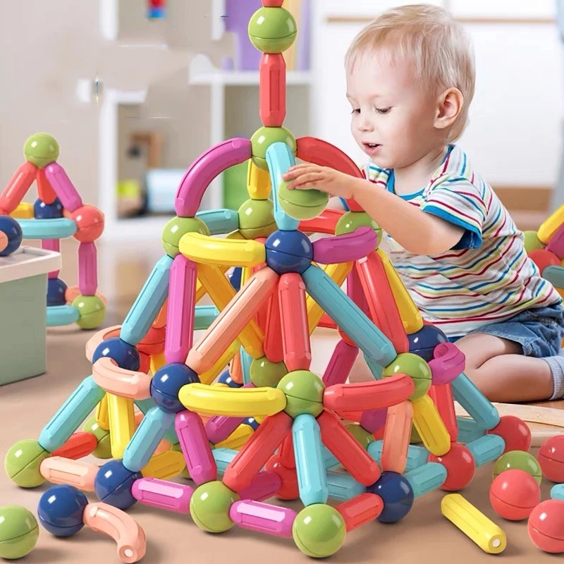 Bộ Xếp Hình Nubie Bộ Nam Châm, Lắp Ráp Xây Dựng Dính Từ Tính Giáo Dục Sáng Tạo Đồ Chơi Trẻ Em