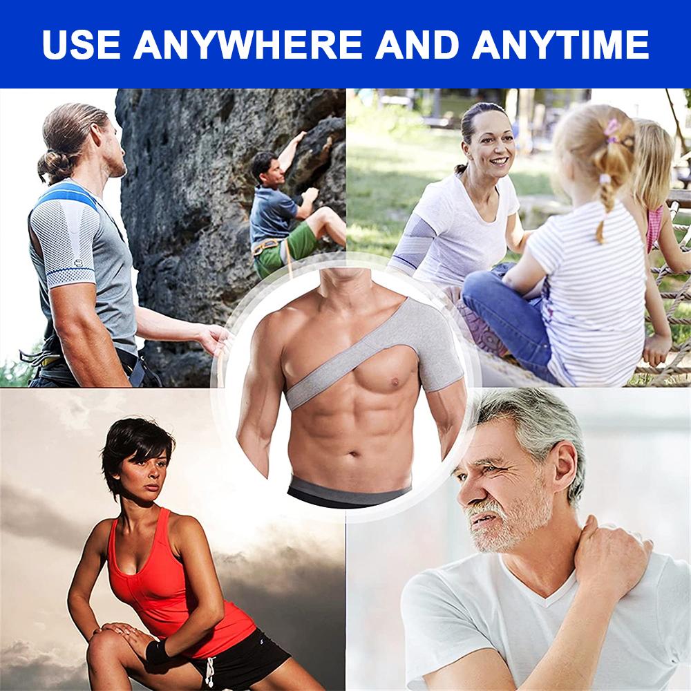 Thể thao đơn lẻ trở lại Hỗ trợ tre Charcoal Chai nén đàn hồi dây đeo cho cơ bong gân cơ bắp giảm đau Color: Grey-1Pc Size: XL