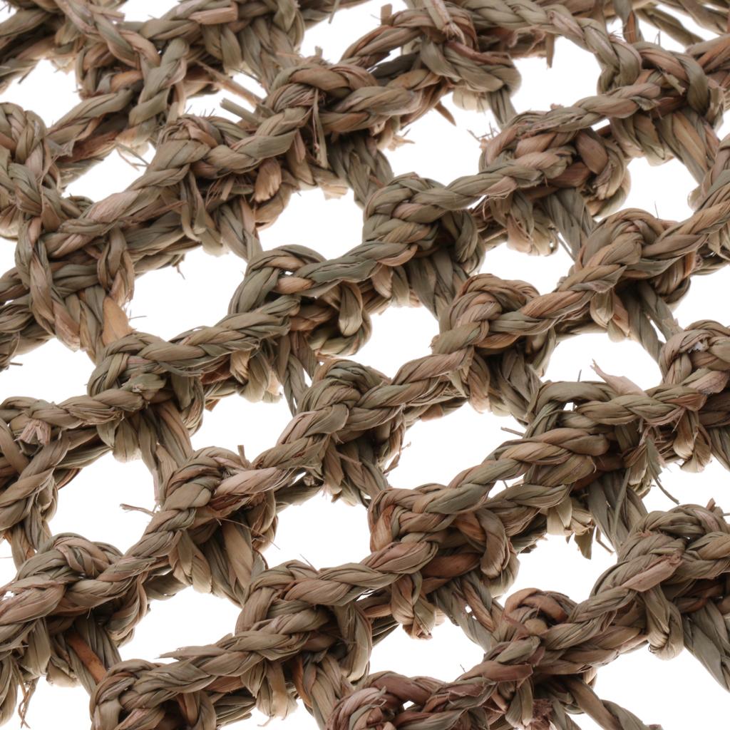 Pack of 2 Reptile Corner Hammock Bed Reptile Lizard Seagrass Swing Habitat