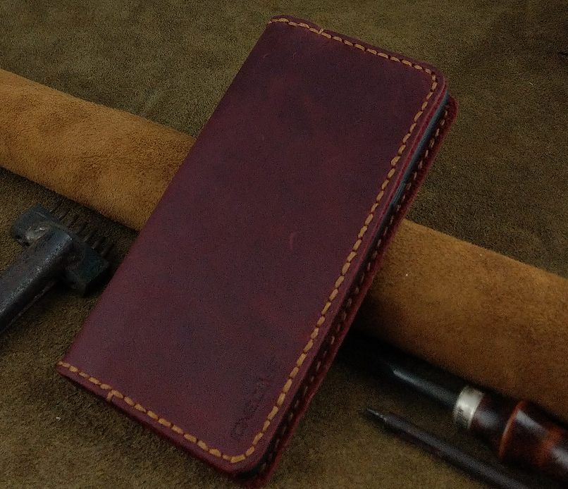 Bao Da cho Samsung Galaxy Note 9 Handmade Da Bò Thật