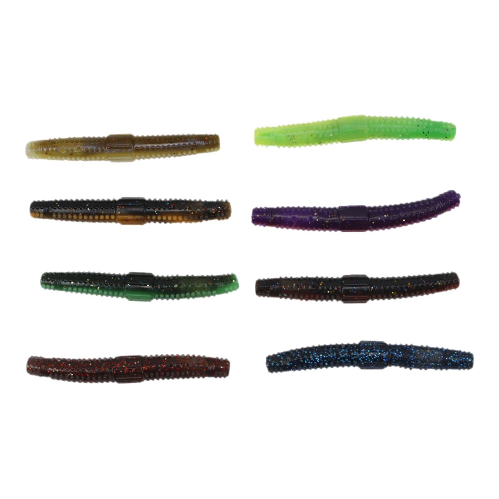 8x Fishing Worms Fishing Accessories Floating Easy to Use Fishing Soft Lures