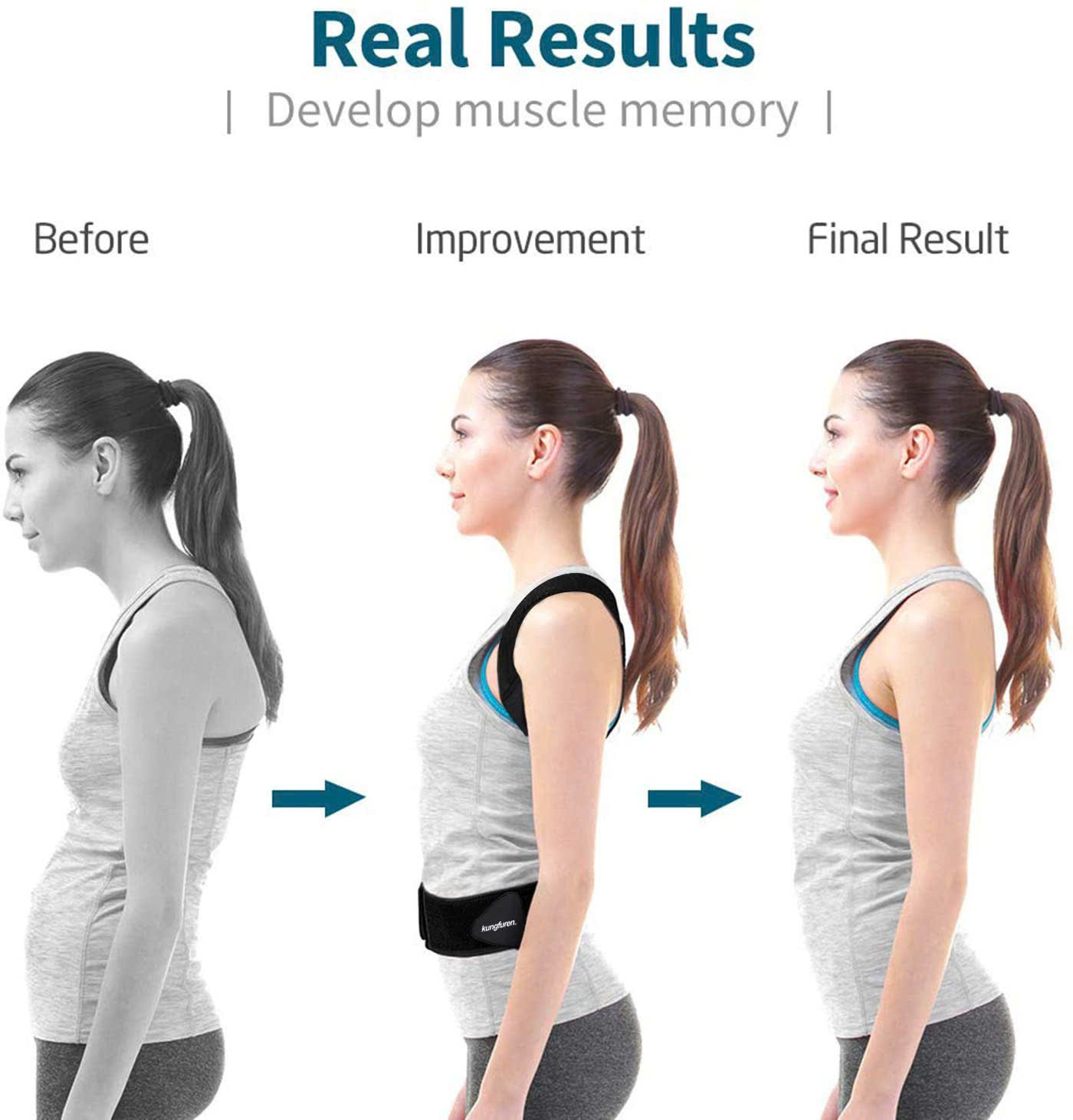 Đai đeo chống gù lưng DCG6 Đai chống gù giúp thẳng cột sống hỗ trợ vận động định hình cải thiện vóc dáng