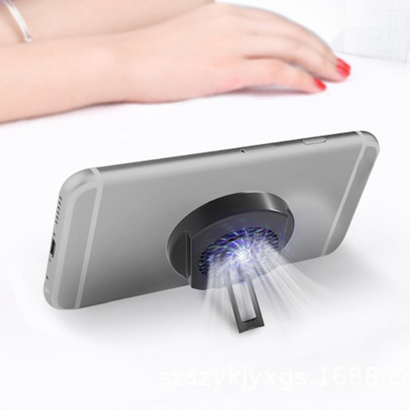 Mini Phone Holder USB Quiet Suction Cup for Lives Gaming
