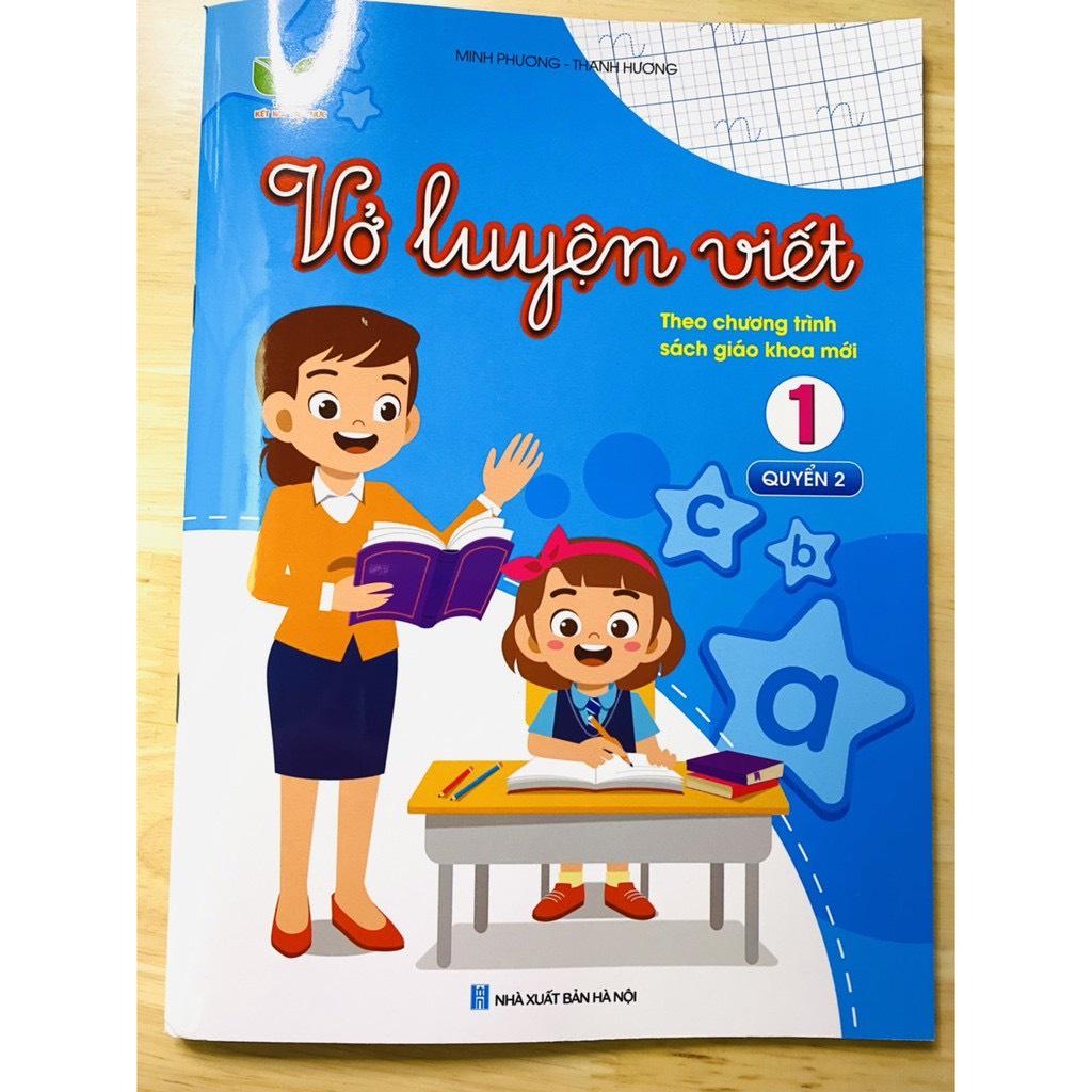 Sách - Vở luyện viết lớp 1 theo chương trình sách giáo khoa mới 2022 - Kết nối tri thức (2 quyển