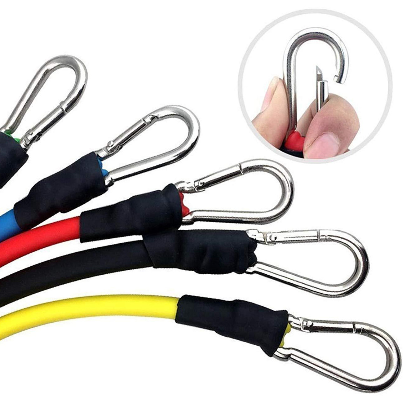 Bộ dụng cụ dây cao su đàn hồi tập thể thao, tập gym tại nhà tiện dụng J555