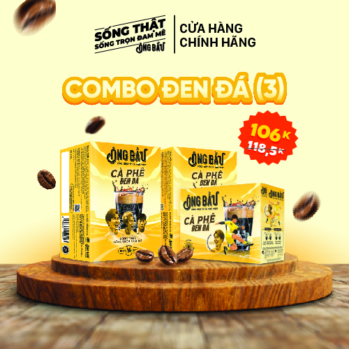 Combo 3 Hộp  - Cà Phê Đen Đá