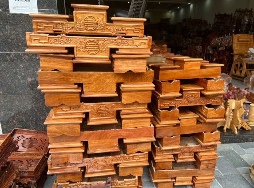 Tam sơn,tam cấp,kê bát hương cỡ đại mặt 22-25 cm